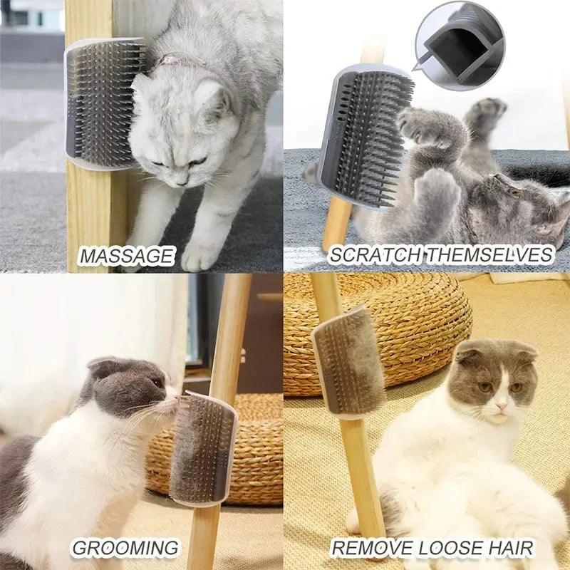 Cat Corner Massage Self-Grooming Brush