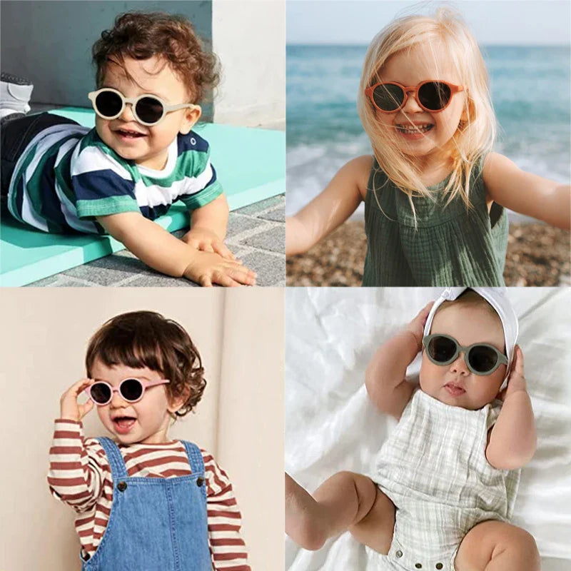 Children's Vintage Frosted UV Protection Sunglasses