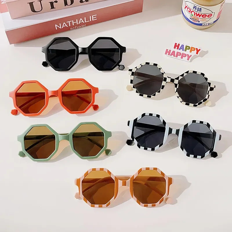 Children's Vintage Frosted UV Protection Sunglasses