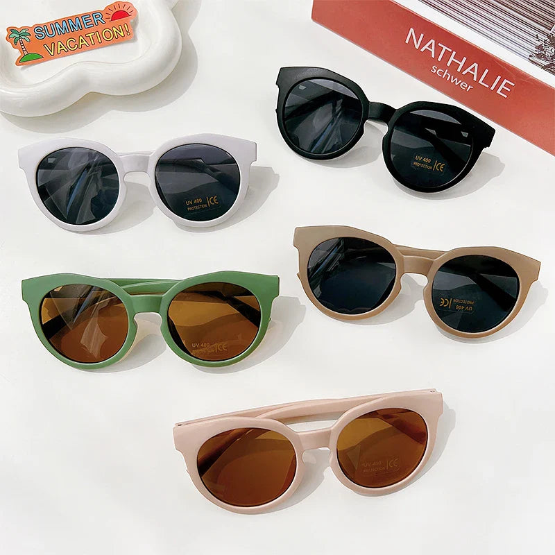Children's Vintage Frosted UV Protection Sunglasses