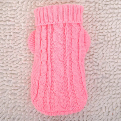 Knitted Winter Dog Sweater