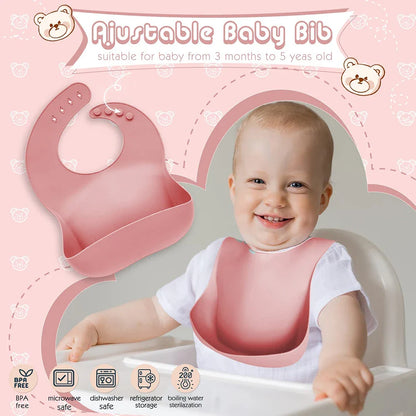 Baby/Toddler 6-8 Piece Silicone Tableware Set