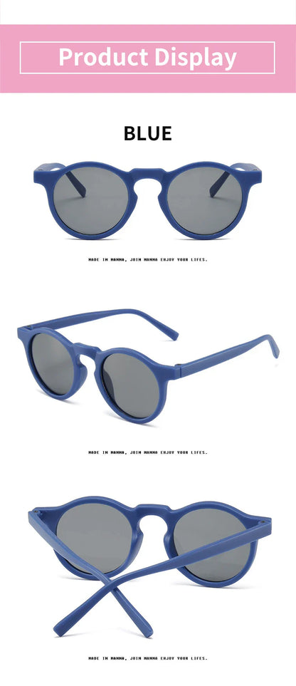 Children's Vintage Frosted UV Protection Sunglasses