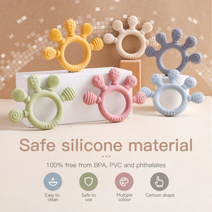 Toddler Teething Ring Sensory Toy