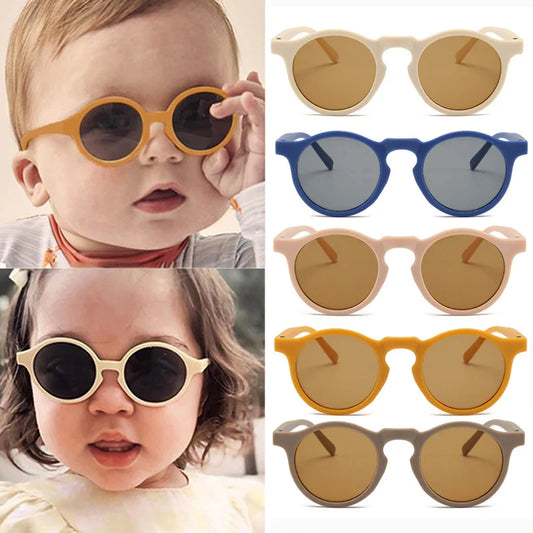 Children's Vintage Frosted UV Protection Sunglasses