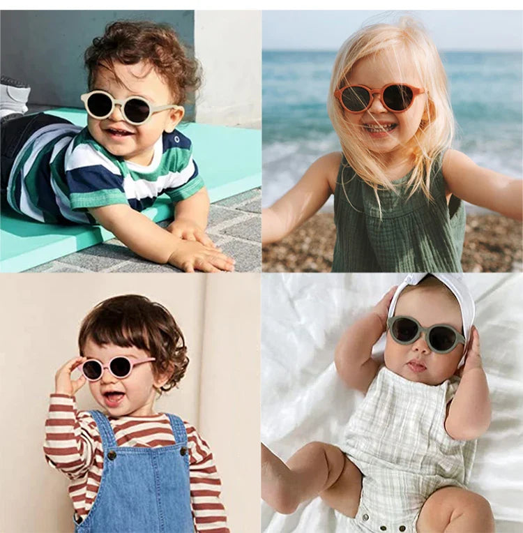 Children's Vintage Frosted UV Protection Sunglasses