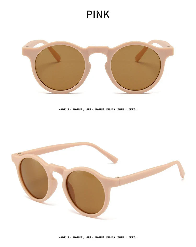Children's Vintage Frosted UV Protection Sunglasses