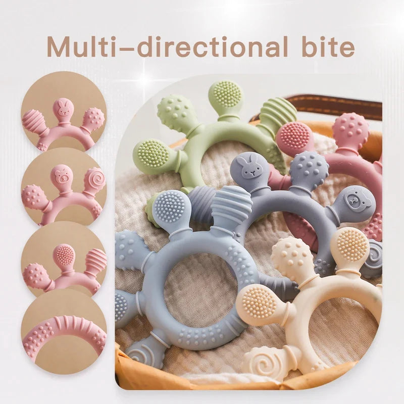 Toddler Teething Ring Sensory Toy