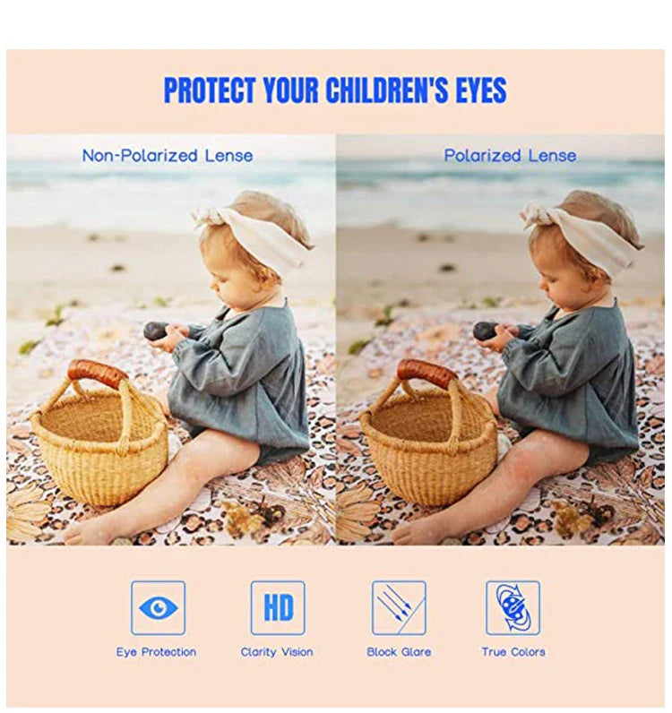 Children's Vintage Frosted UV Protection Sunglasses