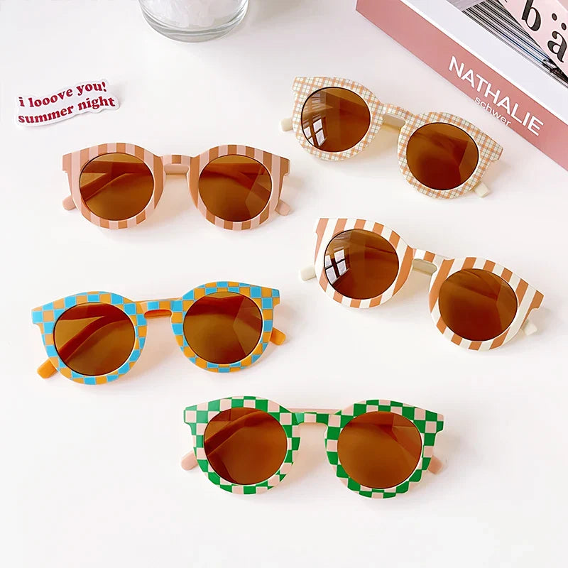 Children's Vintage Frosted UV Protection Sunglasses