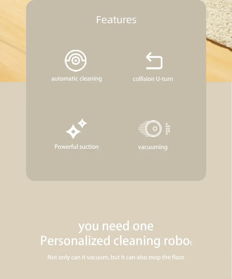 Xiaomi Smart Sweeping Robot Mini Vacuum Cleaner