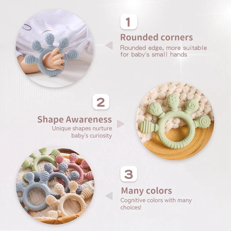 Toddler Teething Ring Sensory Toy