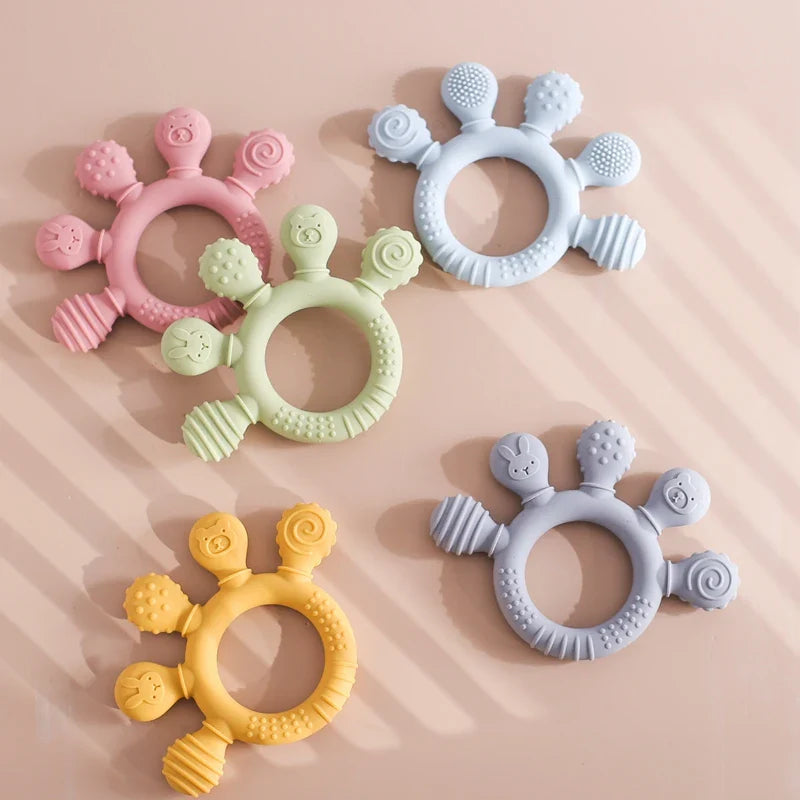 Toddler Teething Ring Sensory Toy