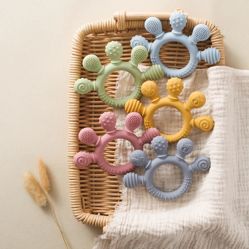 Toddler Teething Ring Sensory Toy
