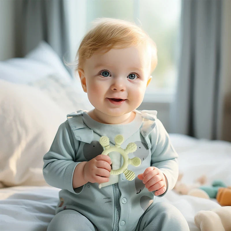 Toddler Teething Ring Sensory Toy